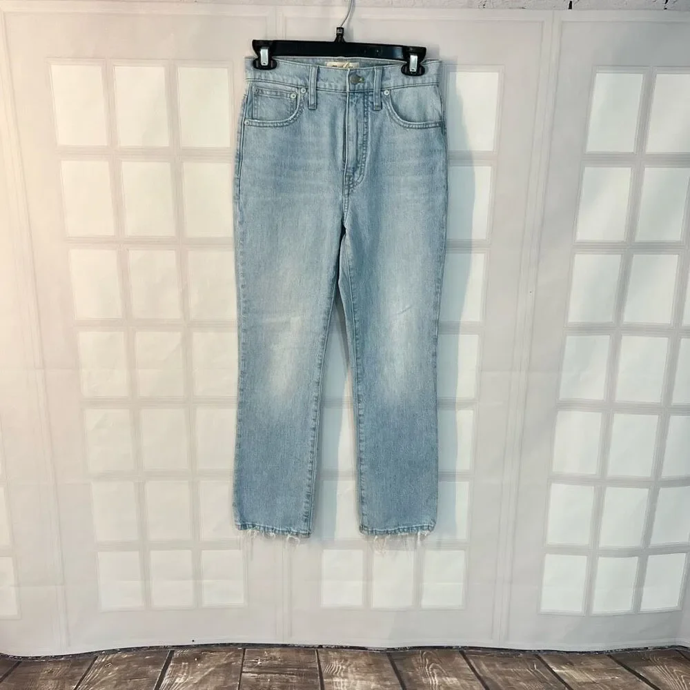 Madewell Slim Demi-Boot Jeans in Bellmeade Wash size 24